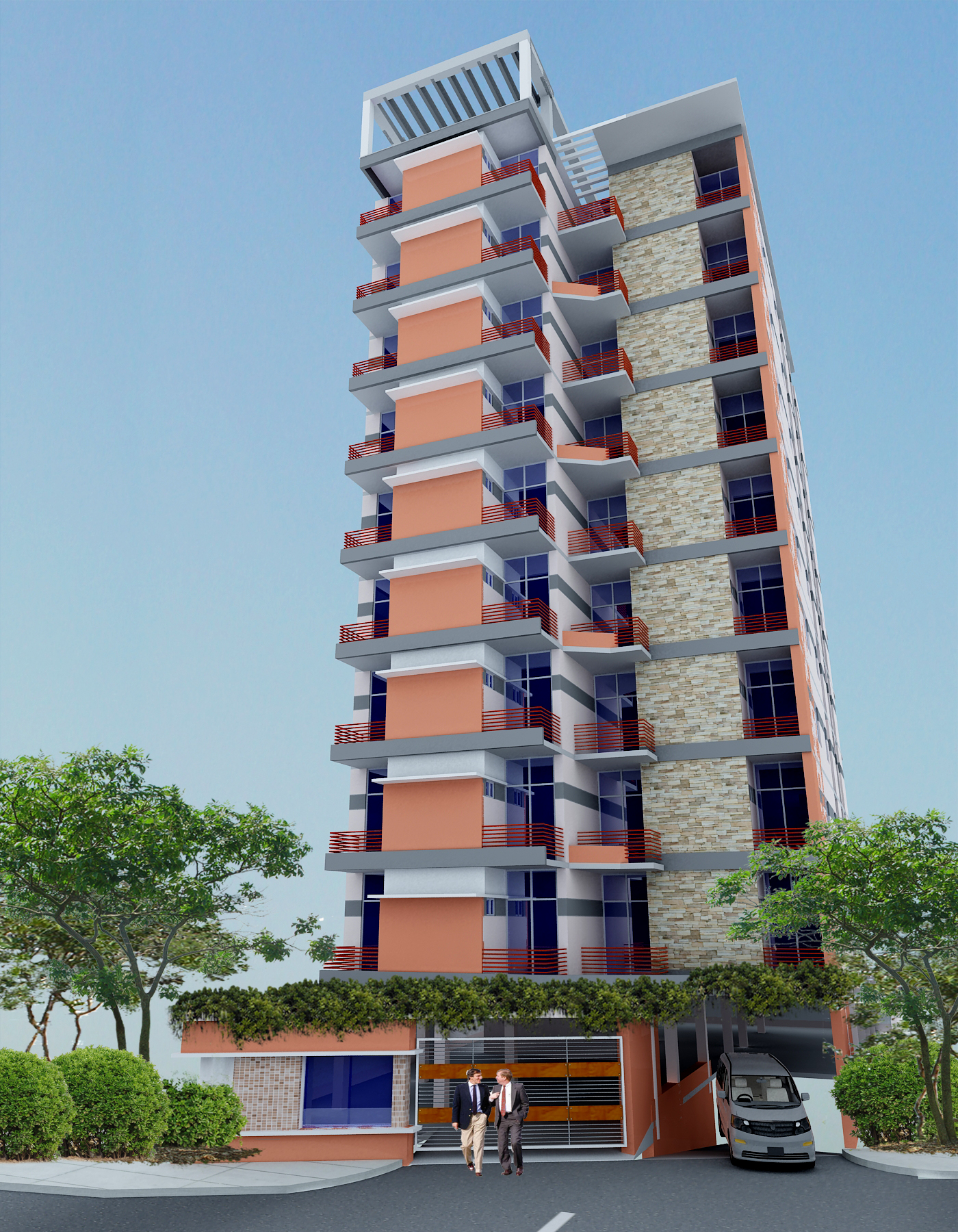 Winstone – 1 residential building in Nayanagar Main Road, Turag, Uttara, Dhaka