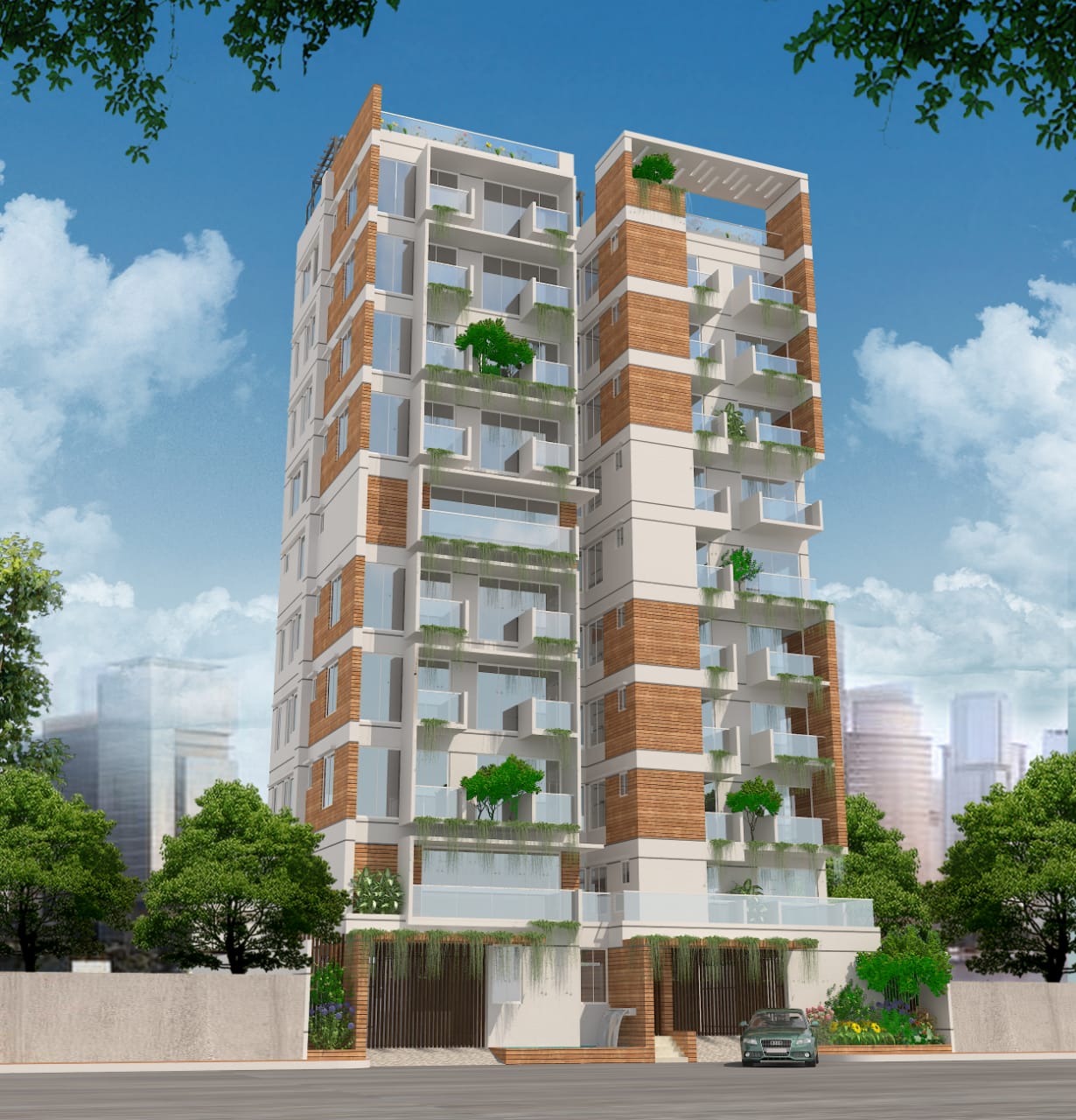 Winstone – 2 residential building in Block C, Diabari, Turag, Uttara, Dhaka
